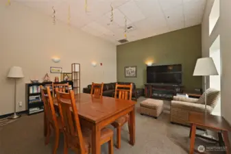 Large enough to host a get together.