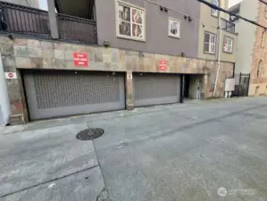 Alley Garage Entry.