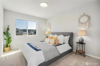 Photo of a Model home. Not actual home