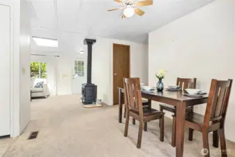 Plenty of space for dining