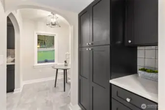 Custom pantry closet