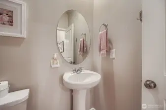 Powder Room found on 2nd level.