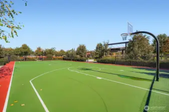 Sports court at the Ten Trails Community.