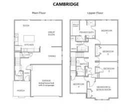 Cambridge marketing floorplan