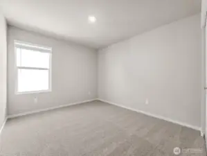 Bedroom 3.  Finishes and options will vary.