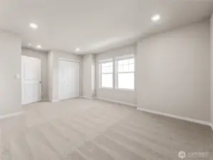 Bedroom 5 can also be used as a bonus room.  Finishes and options will vary.