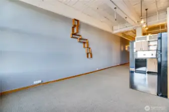 With 12-foot ceilings, this home offers incredible wall space—perfect for showcasing art or personal collections.