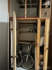 Your dedicated storage unit is conveniently located just down the hall, offering plenty of room for seasonal items and overflow.