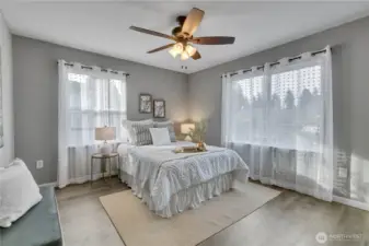 Large primary bedroom