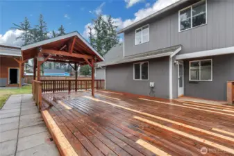 deck and gazebo