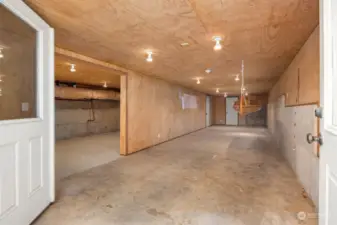 Heated and finished basement. great space for many activities.