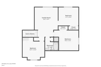 Second Floor *measurements are approximate