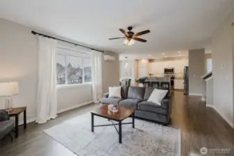 Family Room full of natural light!