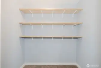 Oversized closet in Bedroom 2