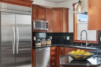 Gourmet kitchen