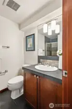 3/4 bath on entry level