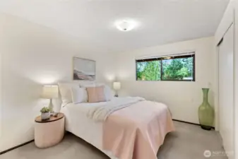 Upstairs you will find three bedrooms, all with great size.