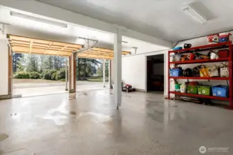 Spacious 3-car Garage