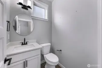 Main floor powder room