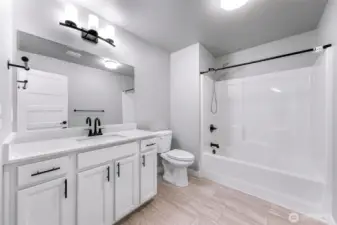 Upstairs hallway bathroom