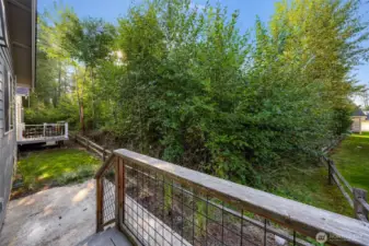 Home backs up to lush greenbelt