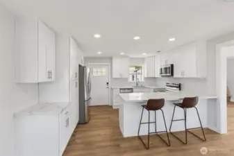 Kitchen with Eating Space