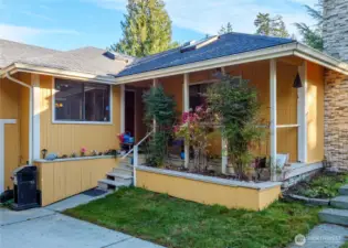 welcoming front porch