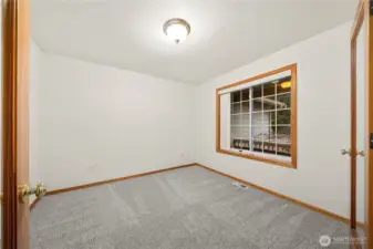 Office with french doors