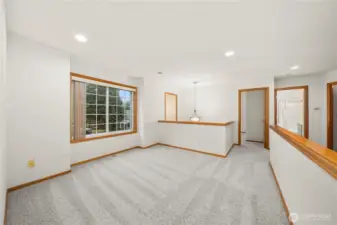 Upstairs bonus room