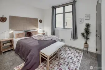 Second bedroom. Use as a home office, or flex space