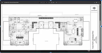 Current rooftop deck remodel plan. Update expected to be completed in Spring of 2026