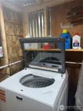 washer and dryer plus shower!