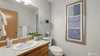 Main floor powder room