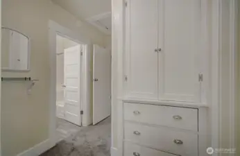 Hallway w/Built-in's