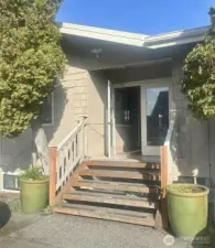 Side entrance to building