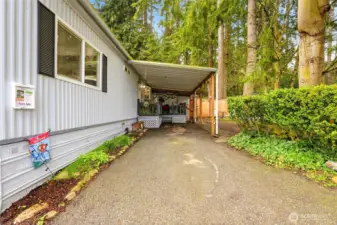 Inviting entry with a peaceful approach