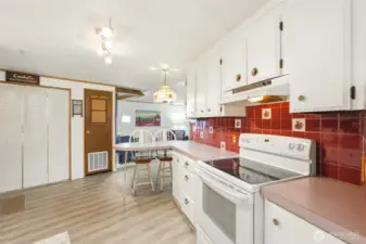 Plenty of counter space where it matters