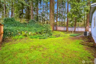 Peaceful green space and fully fenced