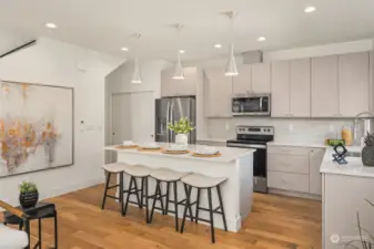 Photos from model home of similar floor plan.