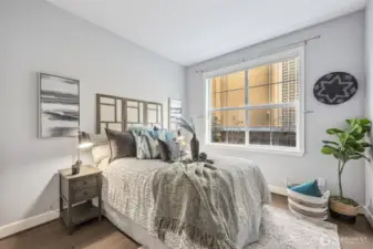 Second bedroom, also with plenty of natural light.