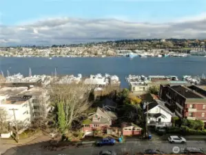 Great views of Lake Union and Capitol Hill