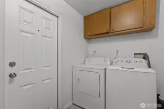 Washer and dryer included!