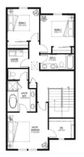 Upper floor plan