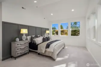 Secluded main floor en suite
