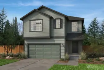 Elevation A, not of actual home