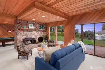 And on the lower lever - perfect spaces for loved ones to enjoy