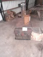 wood stove