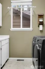 Utility room on main floor