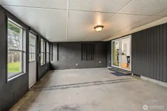 Enclosed Bonus Space great way to create your own extra room.