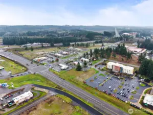 Close to I-5 for commuting.